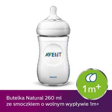 Philips Avent, Natural 2.0, biberon, fara BPA, 260 ml