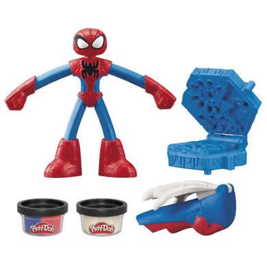 Play-Doh, Marvel, Spider-Man, figurina si accesorii, set creativ