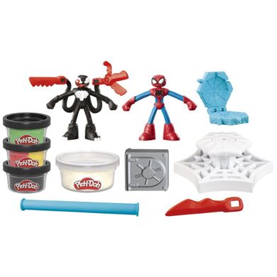 Play-Doh, Marvel Spider-Man, Launch & Slice Battle, set creativ