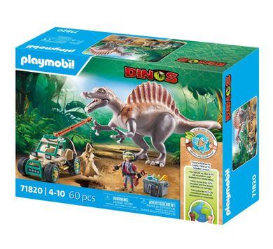 Playmobil, Dinos, Atacul dinozaurilor Spinosaurus, 71820