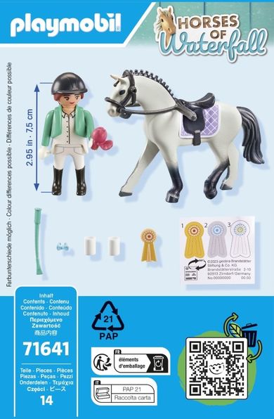 Playmobil, Horses of Waterfall, Calaret de turneu, 71641
