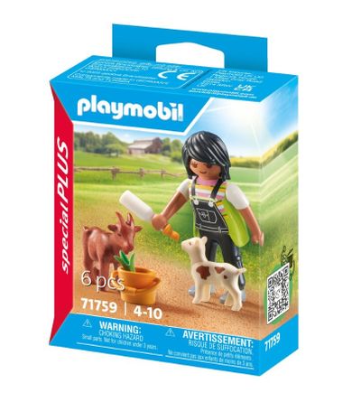 Playmobil, Special Plus, Fetita cu caprite, 71759