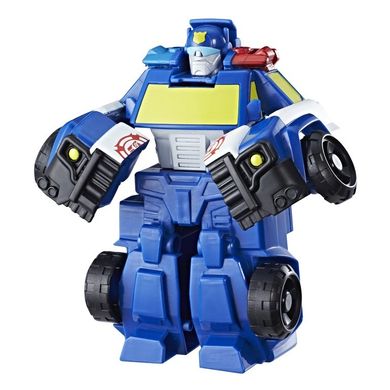 Playskool, Transformers Rescue Bots Academy, Chase the Police Bot, figurina, 12 cm