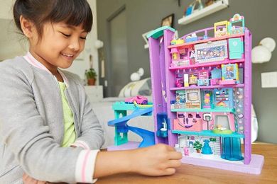 Polly Pocket, Mega Mall, set de joaca cu figurine si accesorii