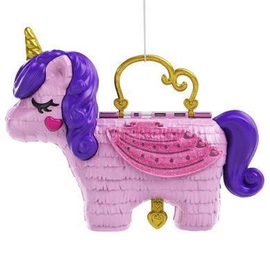 Polly Pocket, Unicorn Party, set de joaca cu surprize