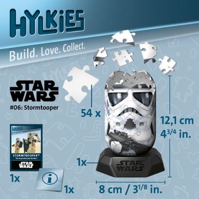 Ravensburger, Hylkies, Stormtrooper, puzzle 3D, 56 piese