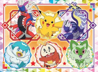 Ravensburger, Pokemon, puzzle, 100 piese