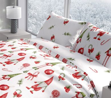Scandic Limited, Elfi minunati, set lenjerie de pat single, 140-200 cm