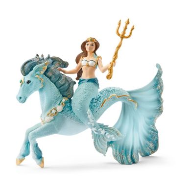 Schleich, Bayala, Sirena Eyela pe cal subacvatic, figurina, 70594