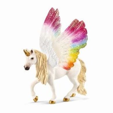 Schleich, Bayala, Unicorn cu aripi tip curcubeu, figurina, 70576