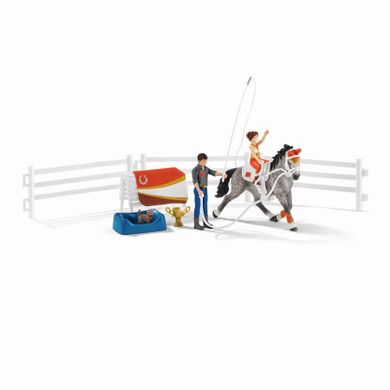 Schleich, Horse Club, Acrobatiile Miei pe cal, set, 42443