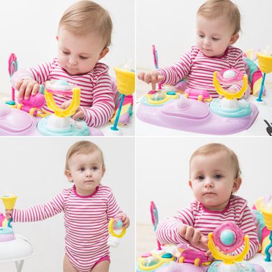 Smiki, Baby Walker, Premergator cu efecte luminoase si sonore, Unicorn