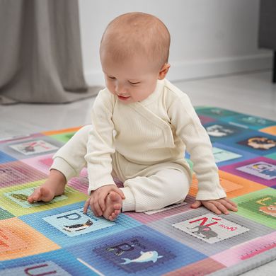 Smiki, Covoras educativ din spuma, reversibil, 150-100 cm