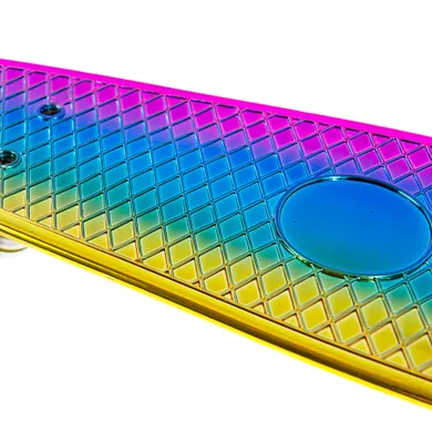 Smiki, Curcubeu, placa skateboard tip fish cu roti LED