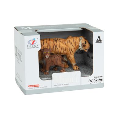 Smiki, Familia de tigri, set de figurine, 2 buc.