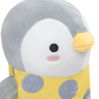 Smiki, Pinguin, jucarie de plus, galben-gri, 18 cm
