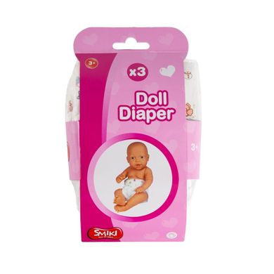 Smiki, scutece pentru papusi, 3 buc.