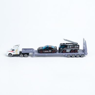 Smiki, Sevicii de interventie, Politia, set de vehicule cu accesorii