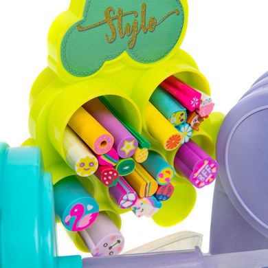 Smiki, Stylo, Fabrica de bijuterii, set creativ cu elemente din cauciuc