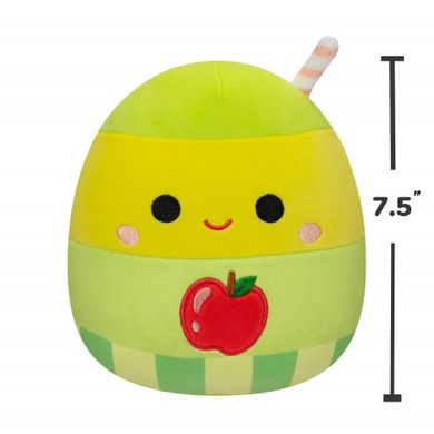 Squishmallows, Jean Apple Juice Box, jucarie de plus, 19 cm