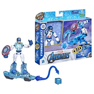 The Avengers, Captain America, figurina Bend and Flex, 15 cm