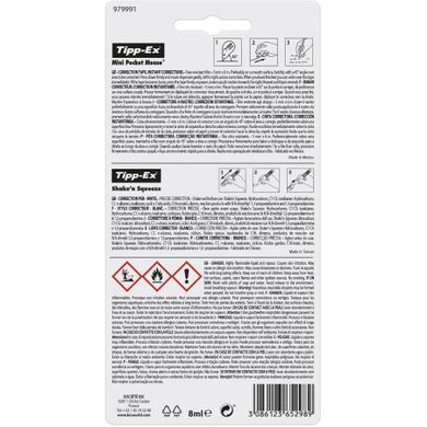 Tipp-Ex, Mini Pocket Mouse + Shake'n Squeeze, corector pentru scoala, 2 buc.