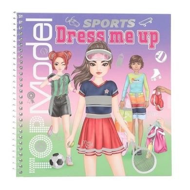 Top Model, Dress Me Up, Sports, set creativ cu stickere