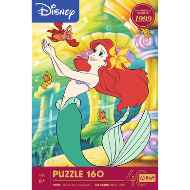 Trefl, 40 Years, Disney, The Little Mermaid, puzzle, 160 piese
