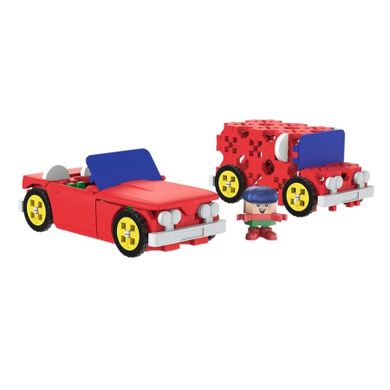 Trefl, Connect, Cabriolet / Delivery Van, set de constructie, 87 piese, 61970