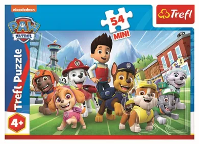 Trefl, Fii ca Paw Patrol, mini puzzle, 54 elemente, 1 buc.