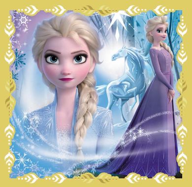 Trefl, Frozen 2, Puterea Annei si a lui Elsa, puzzle 3in1, 106 piese