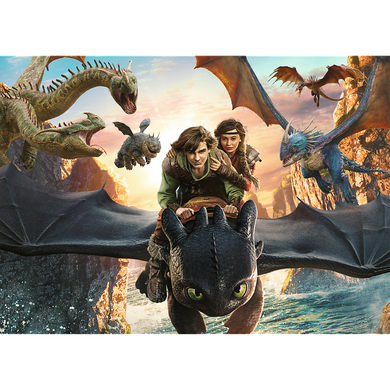 Trefl, How To Train Your Dragon, puzzle, 200 piese