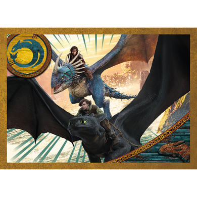 Trefl, How To Train Your Dragon, puzzle 4in1