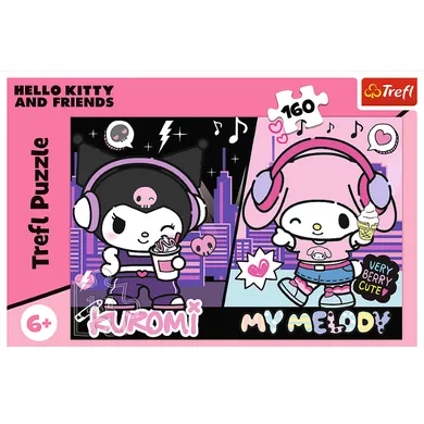 Trefl, Kuromi Rules, puzzle, 160 piese