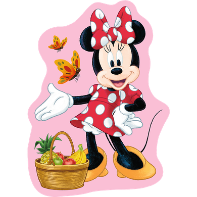Trefl, Minnie Mouse, puzzle din lemn, 50 piese