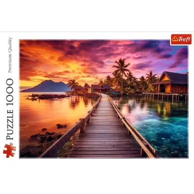 Trefl, Paradise Island, puzzle, 1000 piese
