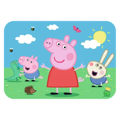 Trefl, Peppa Pig, puzzle din lemn, 24 piese