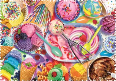 Trefl, Piese Ciudate, Vis dulce, puzzle, 600 piese