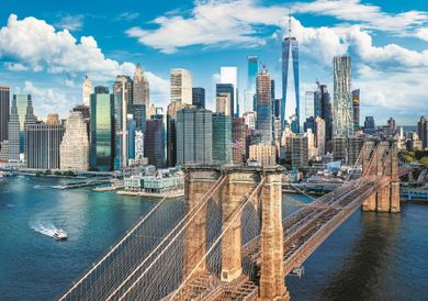 Trefl, Podul Brooklyn, New York, SUA, puzzle, 1000 piese