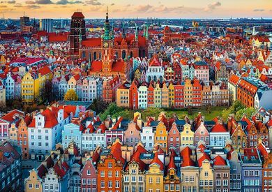 Trefl, Premium, Danzig Panorama, puzzle, 1000 piese