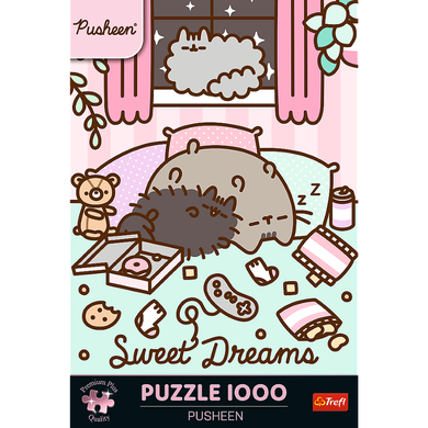 Trefl, Premium Plus, Pusheen, puzzle, 1000 piese