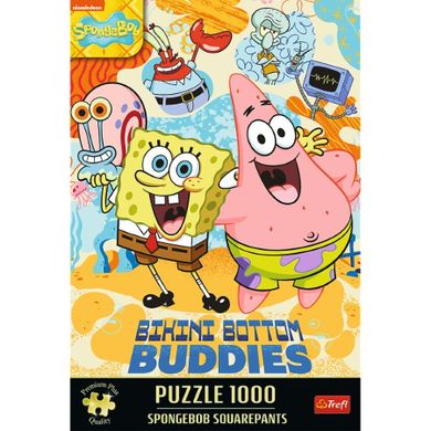 Trefl, Premium Plus, SpongeBob, puzzle, 1000 piese