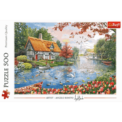 Trefl, Quiet Harbour, puzzle, 500 piese