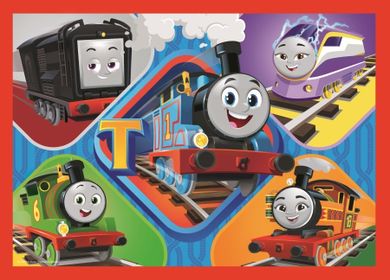 Trefl, Thomas & Friends, puzzle 4in1, 207 piese