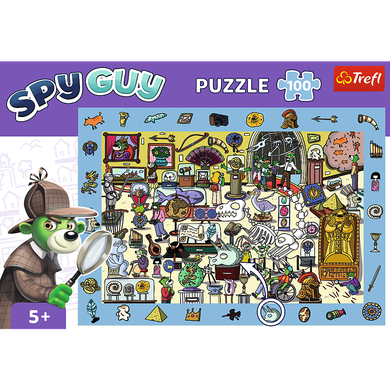 Trefl, Trefliks, Spy Guy, Museum, puzzle, 100 piese