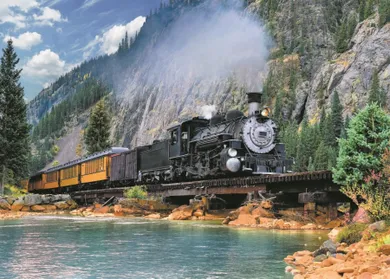 Trefl, Tren de munte, puzzle, 500 piese