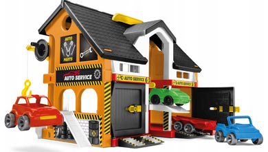 Wader, Atelier auto, set de joaca cu vehicule