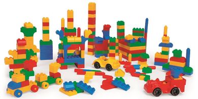 Wader, Mini Blocks, cuburi in galetusa, 134 elemente