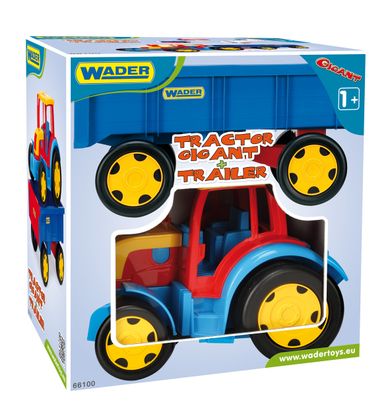 Wader, Tractor gigant, Vehicul cu remorca