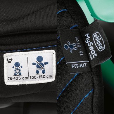 Chicco, My Seat i-Size Air Zip, scaun auto, 76-150 cm, Black Air